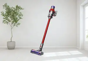 Dyson vacuum in the room