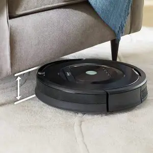 The height of iRobot Roomba