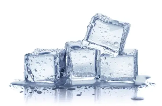 ice cubes melting