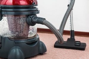 vacuum-cleaner on the carpet