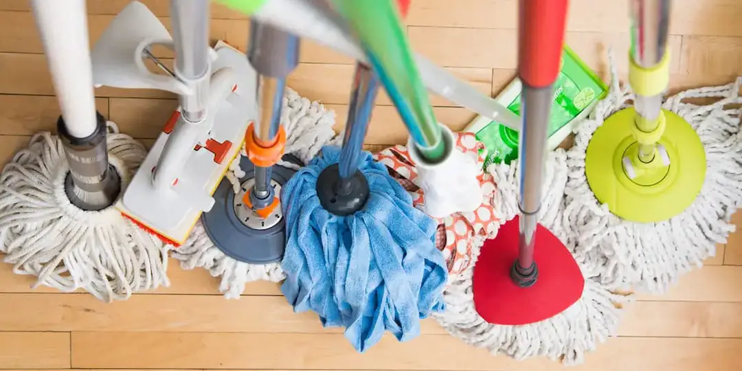 various types of mops